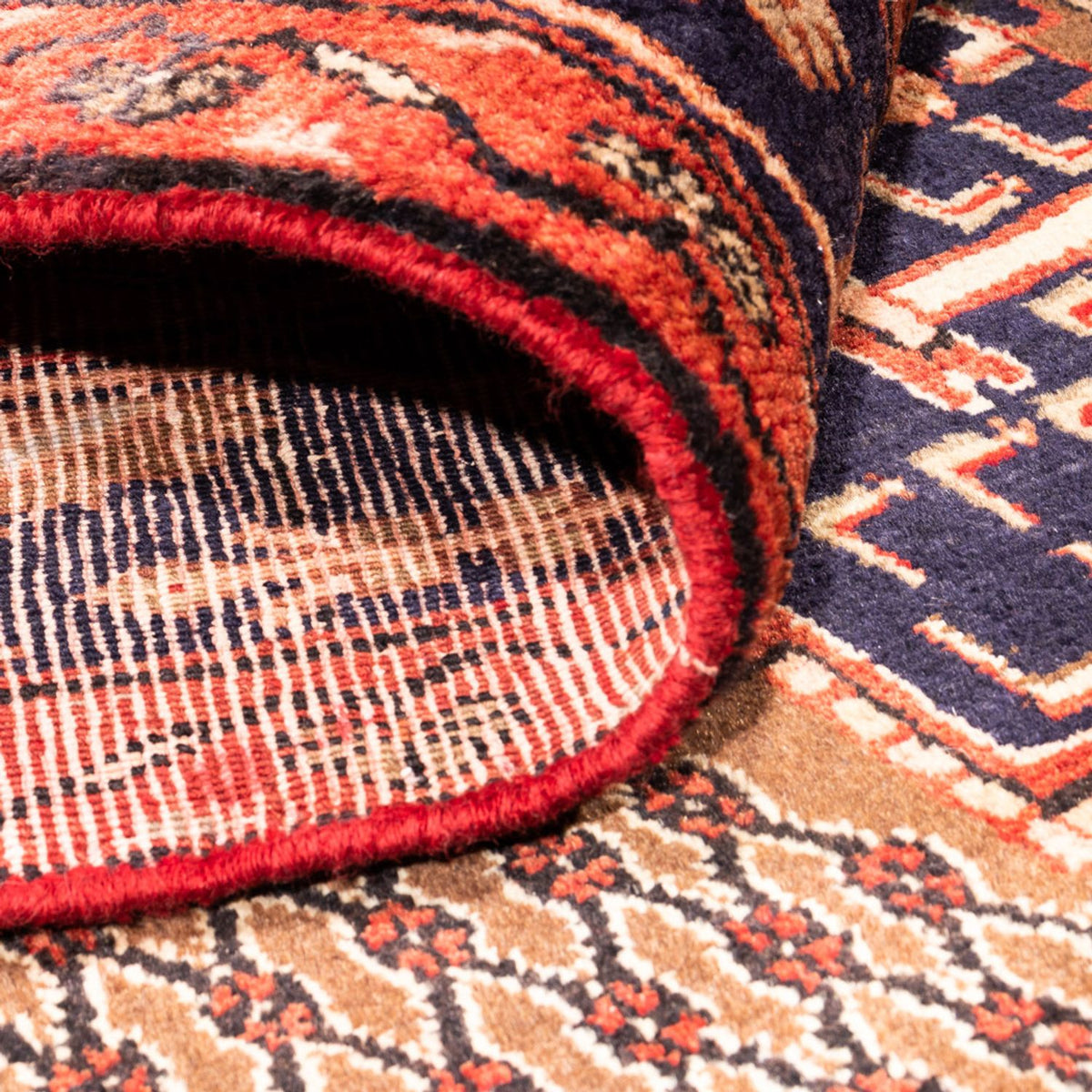 Perser Rug - Nomadic - 307 x 160 cm - red