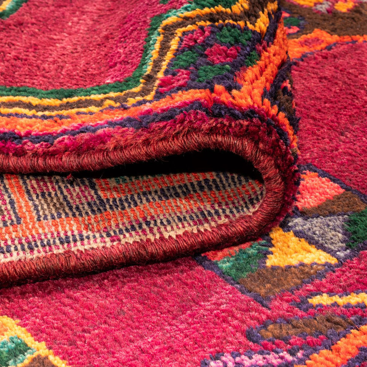 Perser Rug - Nomadic - 278 x 168 cm - red