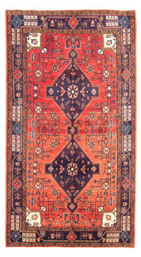 Perser Rug - Nomadic - 257 x 150 cm - red
