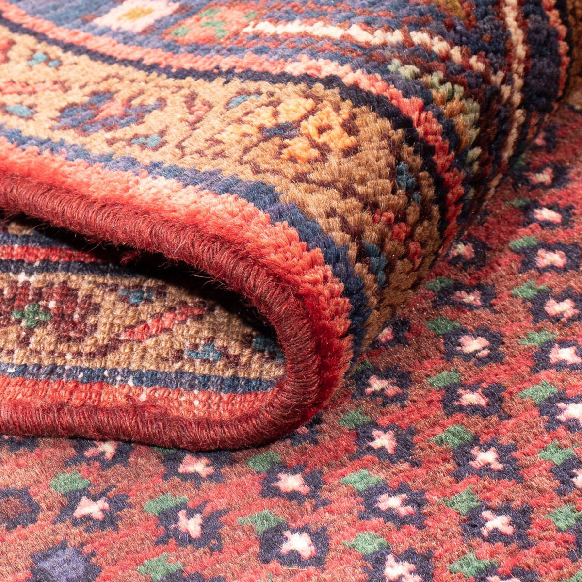 Runner Perser Rug - Bidjar - 275 x 140 cm - red