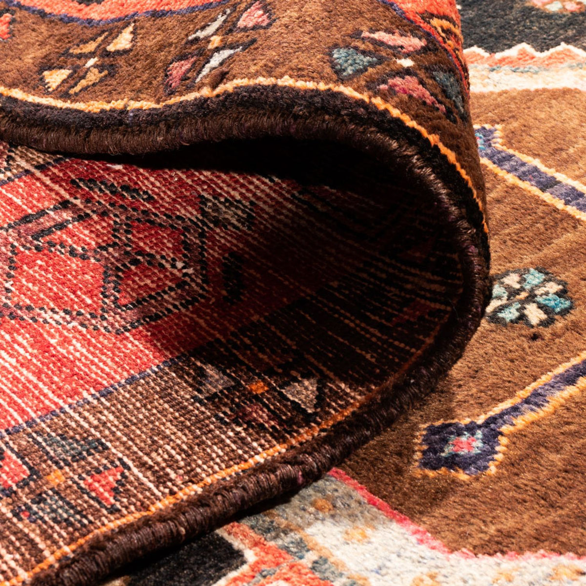 Perser Rug - Nomadic - 296 x 153 cm - dark blue