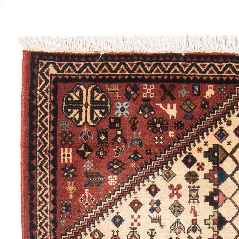 Perser Rug - Nomadic - 128 x 82 cm - cream