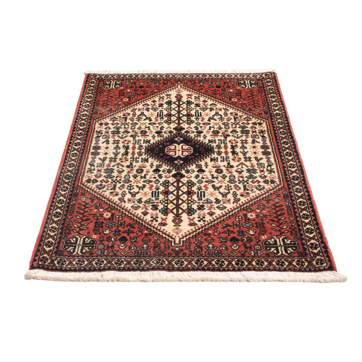 Perser Rug - Nomadic - 126 x 80 cm - cream