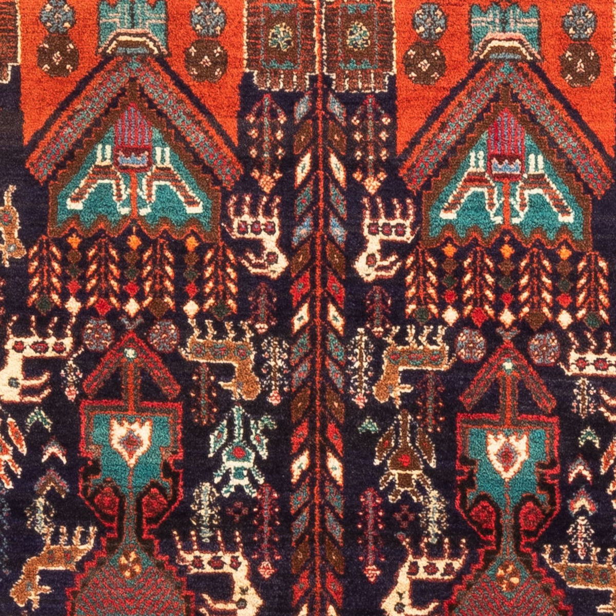 Perser Rug - Nomadic - 165 x 103 cm - bordeaux red