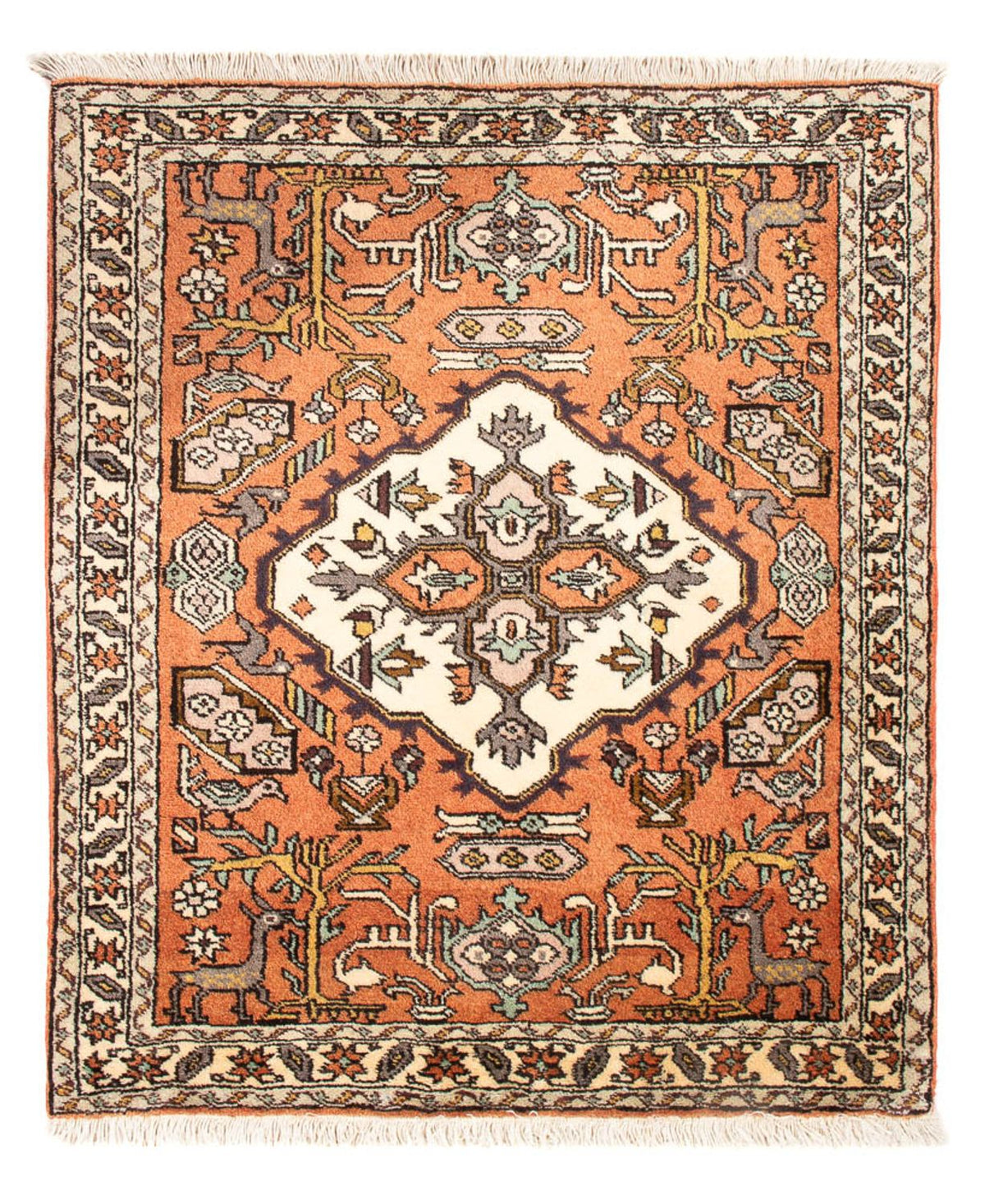 Perser Rug - Nomadic - 89 x 71 cm - orange