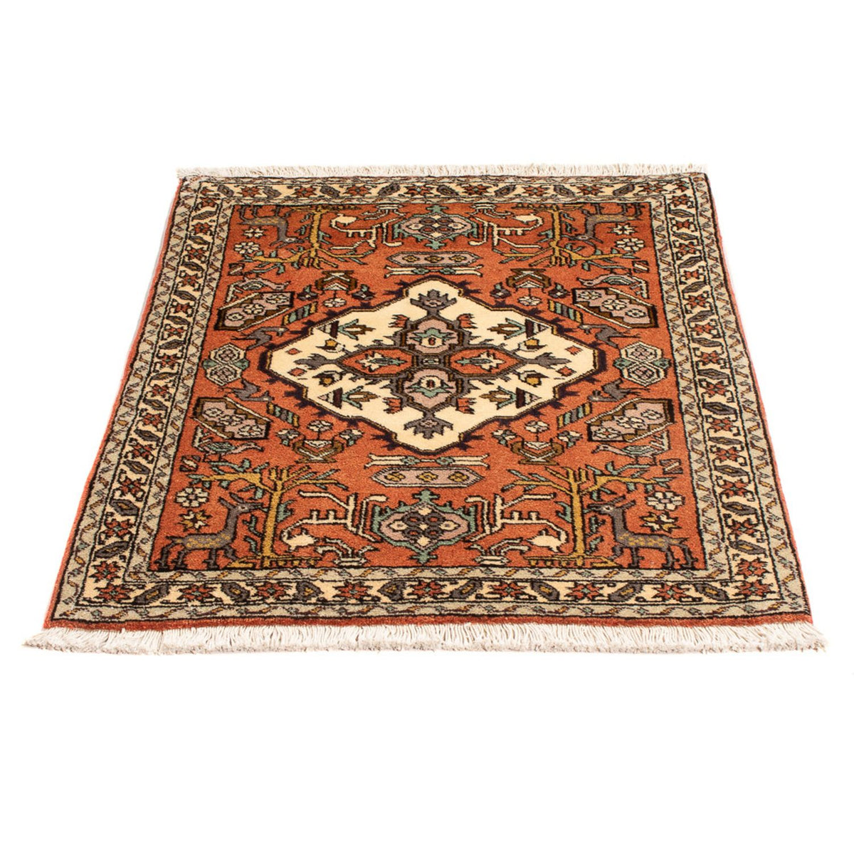 Perser Rug - Nomadic - 89 x 71 cm - orange