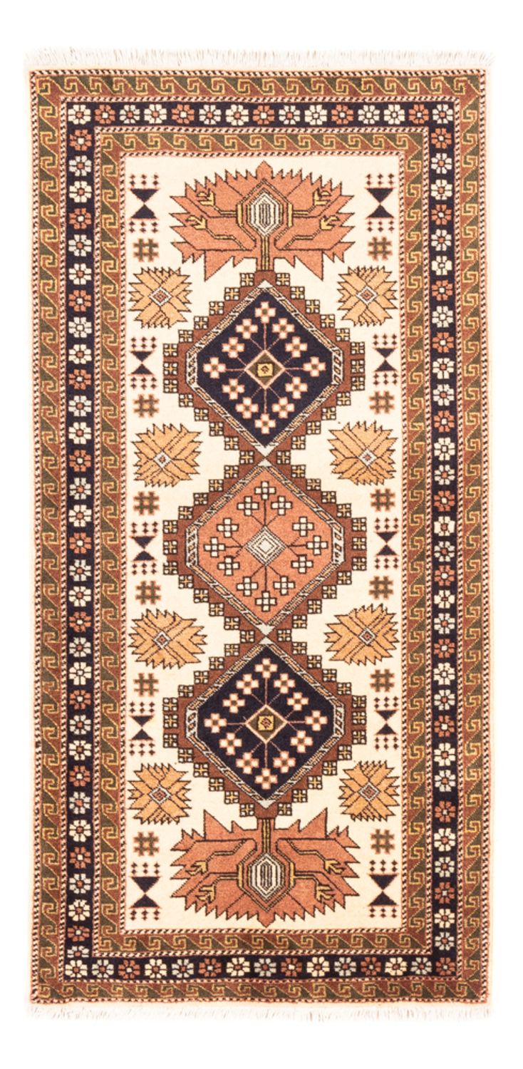 Perser Rug - Nomadic - 148 x 80 cm - cream