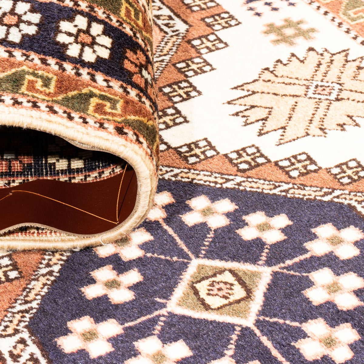 Perser Rug - Nomadic - 148 x 80 cm - cream