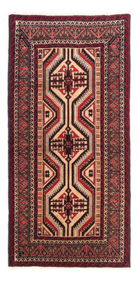 Runner Belutsch Rug - 181 x 94 cm - dark beige