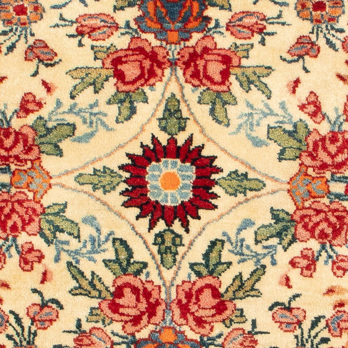 Perser Rug - Bidjar square  - 70 x 70 cm - cream