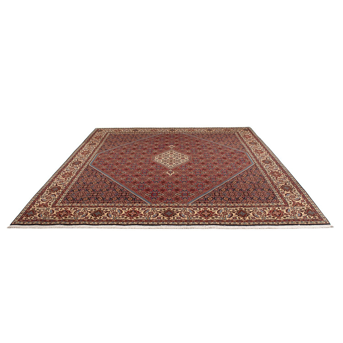 Perser Rug - Bidjar - 294 x 253 cm - dark red
