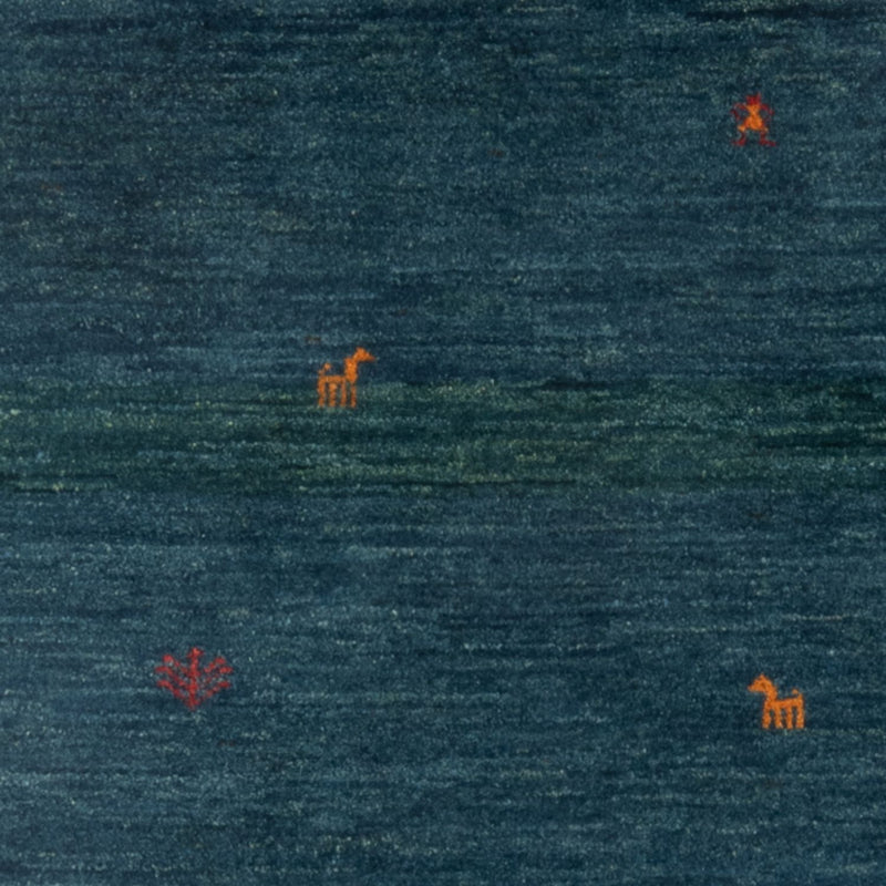Gabbeh Rug - Perser - 139 x 100 cm - petrol blue