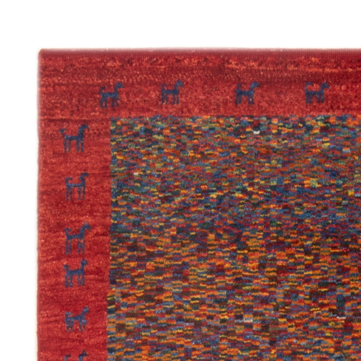Persian Gabbeh Rug 100x147cm - Perserteppich Wollteppich