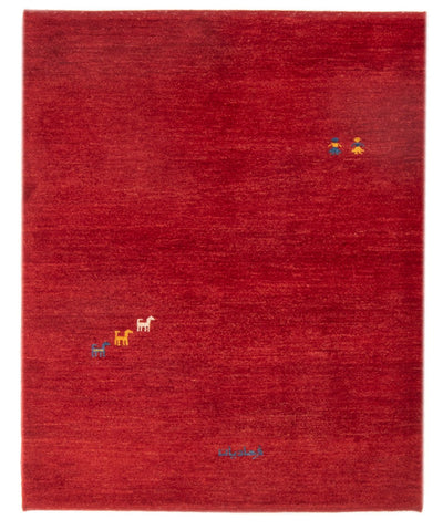 Persian Gabbeh Rug 103x145cm - Perserteppich Wollteppich