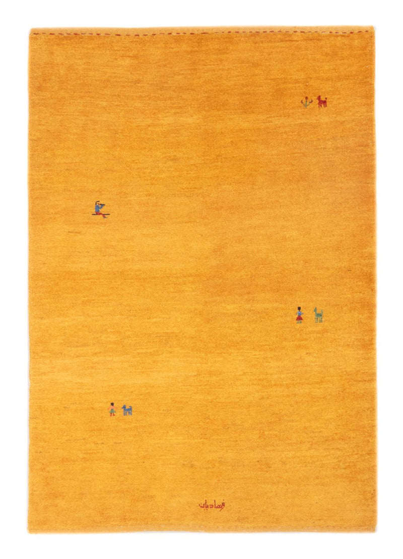 Gabbeh Rug - Perser - 147 x 100 cm - gold