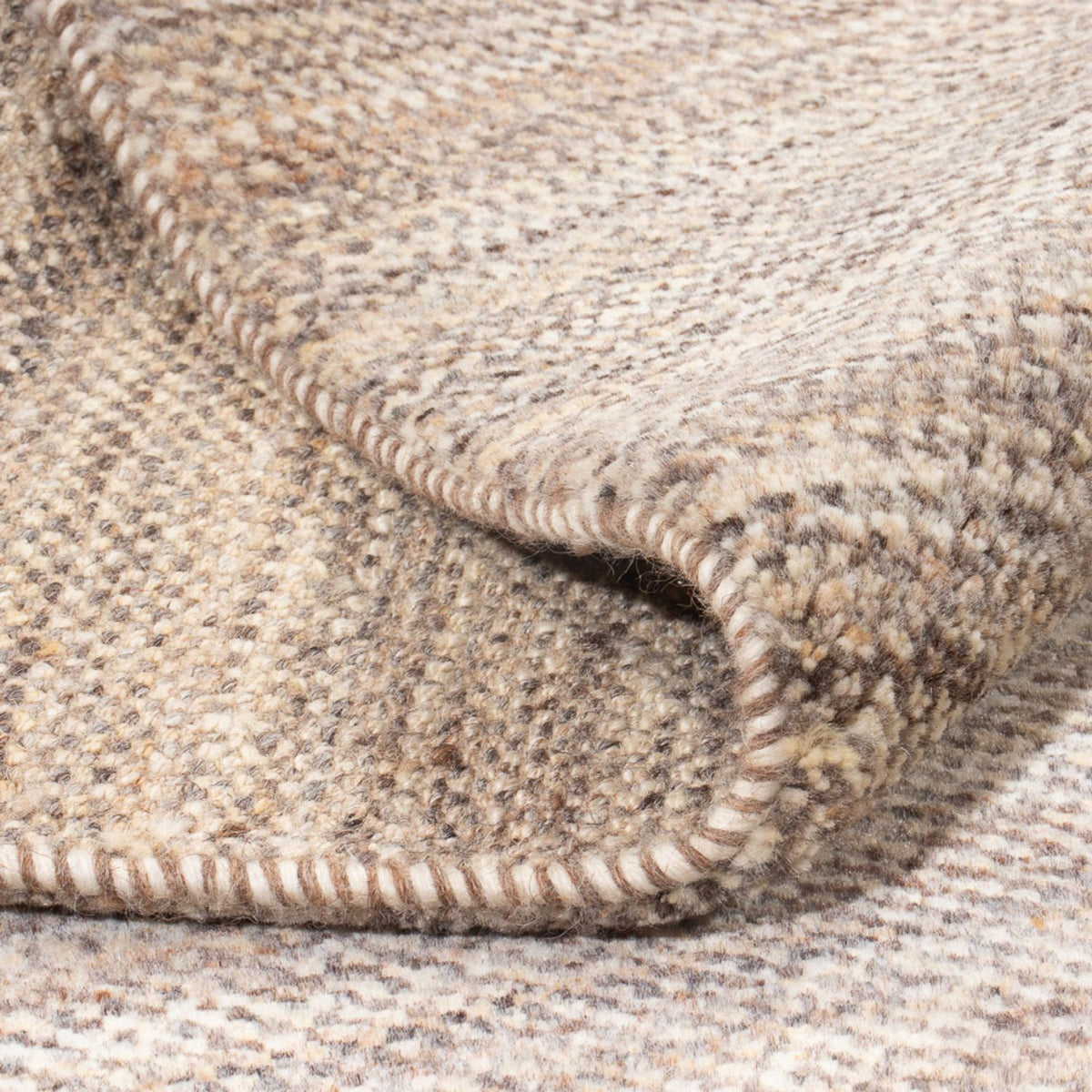 Gabbeh Rug - Perser - 194 x 154 cm - dark beige