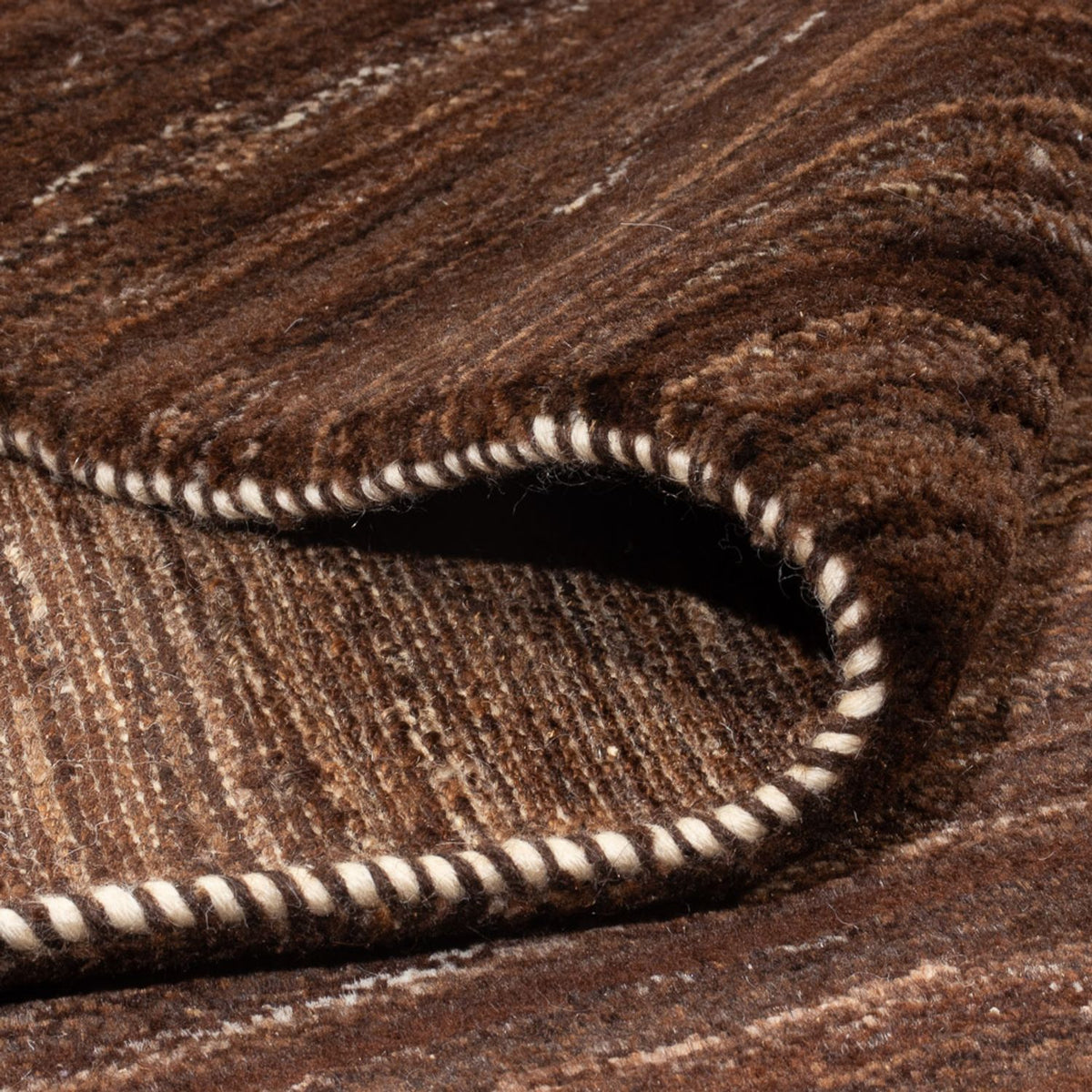 Gabbeh Rug - Perser - 248 x 215 cm - dark brown