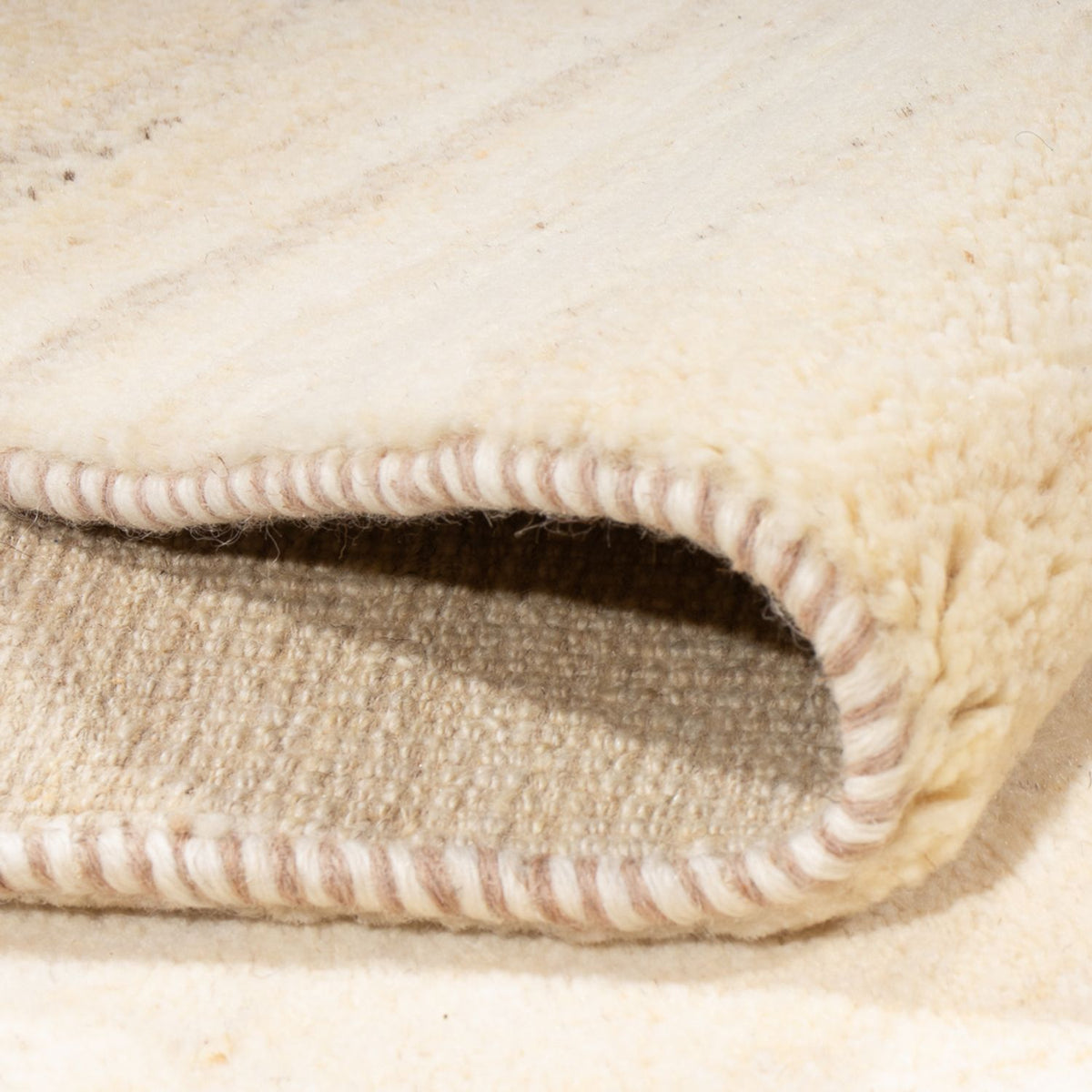 Gabbeh Rug - Perser - 242 x 182 cm - natural white