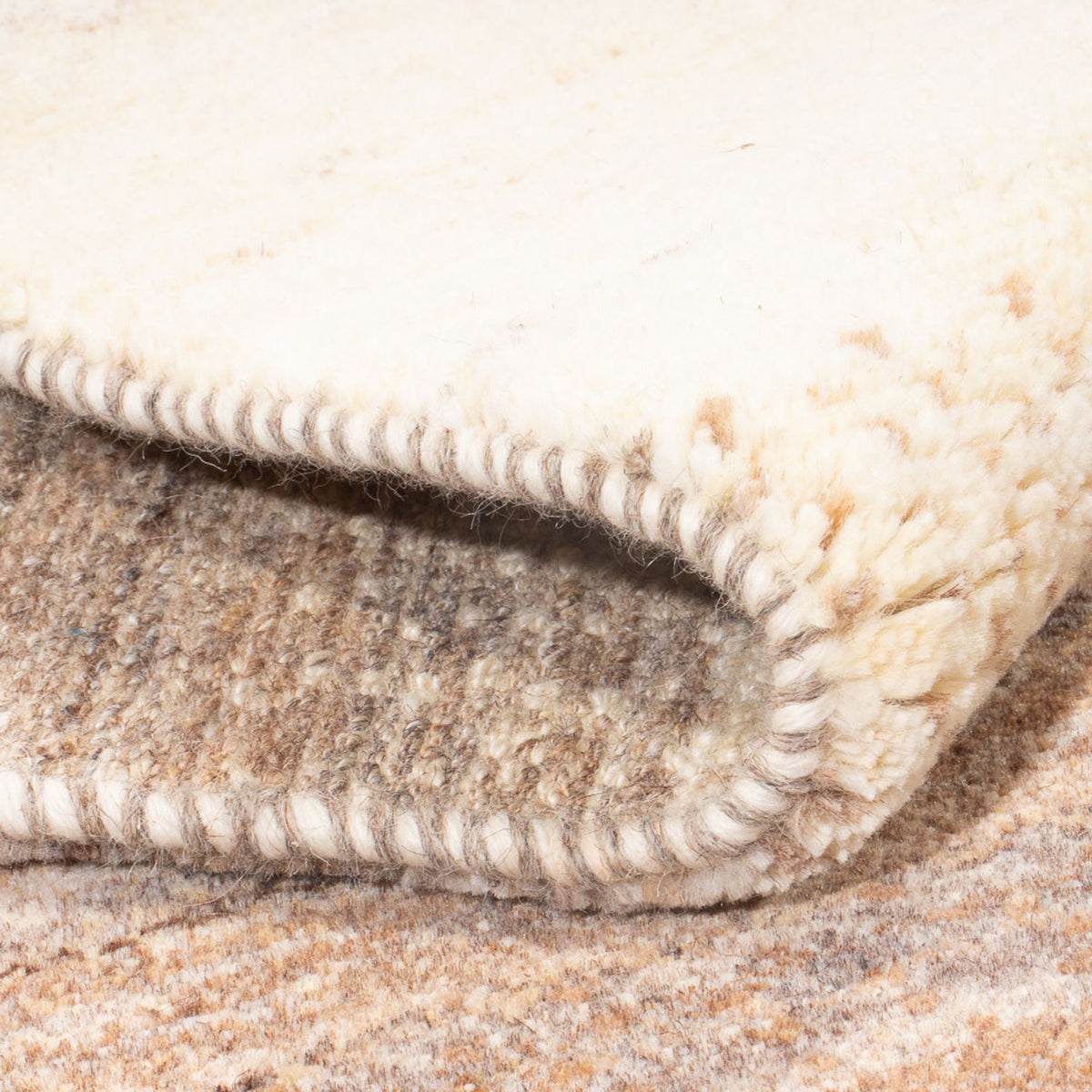 Runner Gabbeh Rug - Perser - 339 x 80 cm - natural