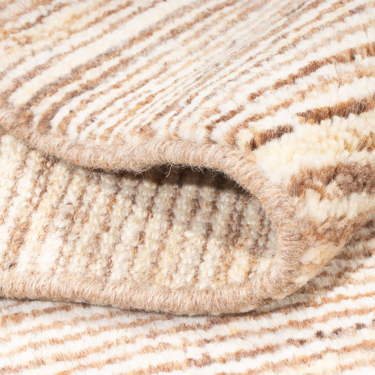 Gabbeh Rug - Perser - 194 x 140 cm - dark beige