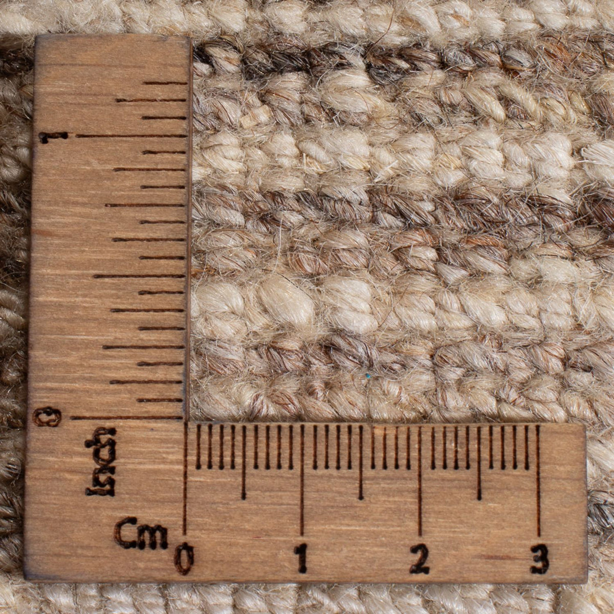 Gabbeh Rug - Perser square  - 216 x 207 cm - dark beige