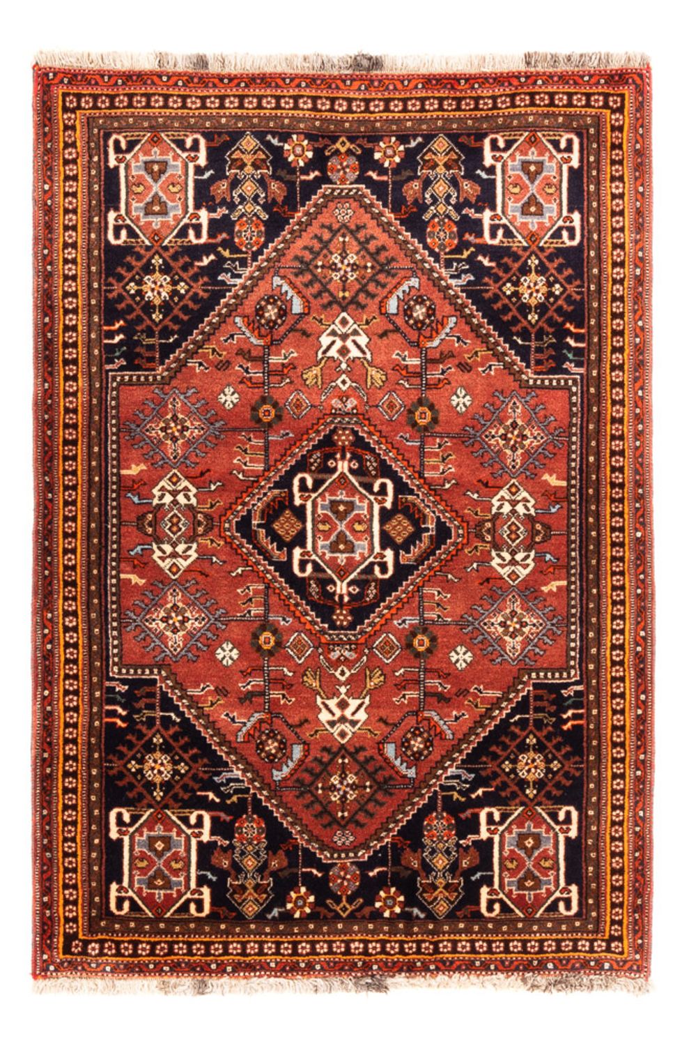 Perser Rug - Nomadic - 148 x 105 cm - red