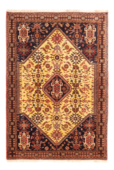 Qashqai Rug 110x150cm - Persian Rugs - yellow