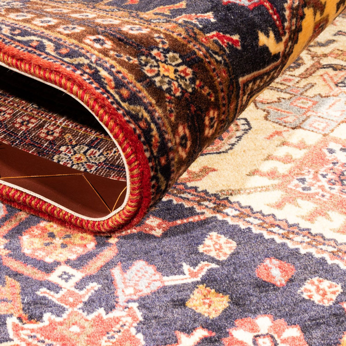 Perser Rug - Nomadic - 150 x 110 cm - yellow