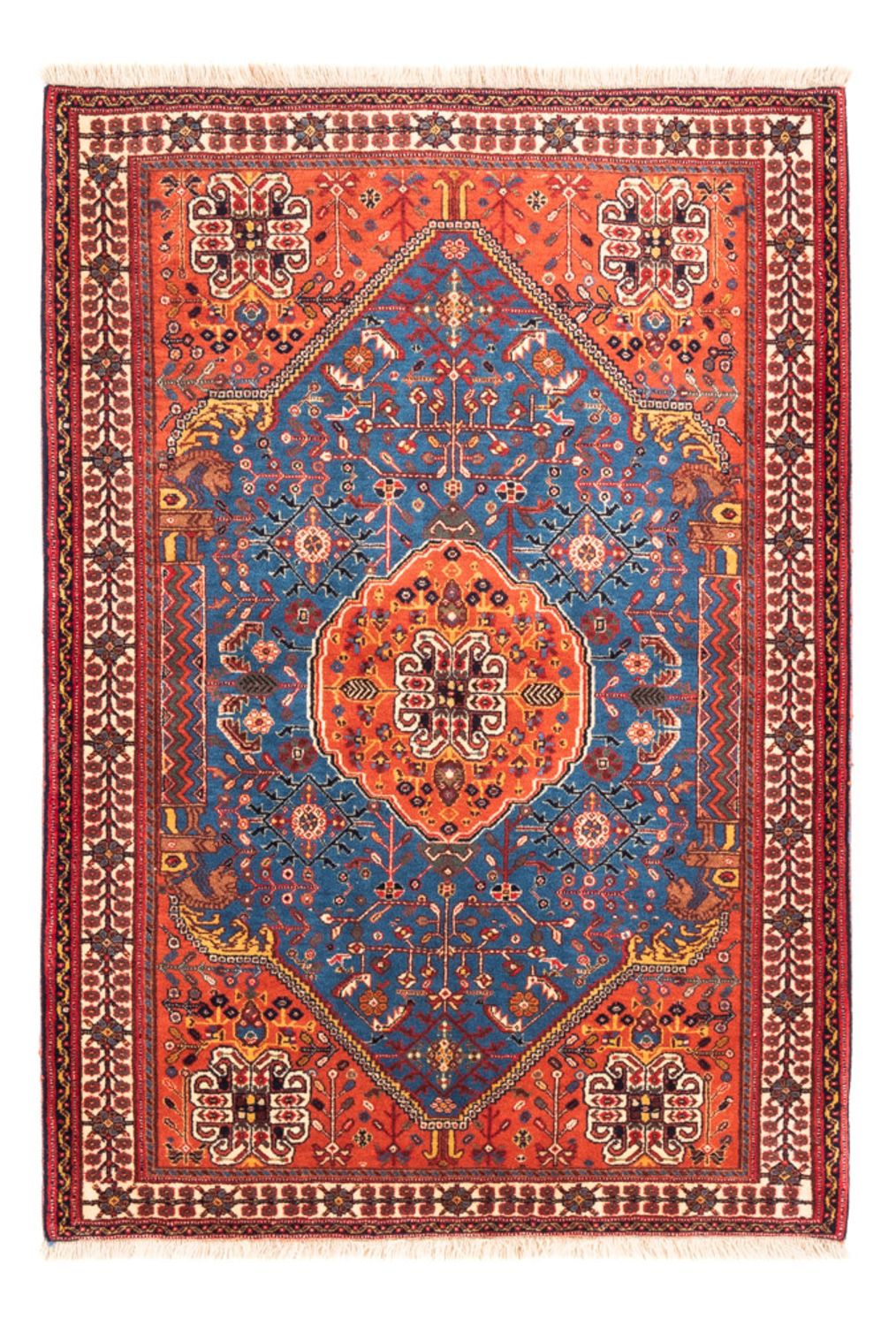 Perser Rug - Nomadic - 156 x 110 cm - blue