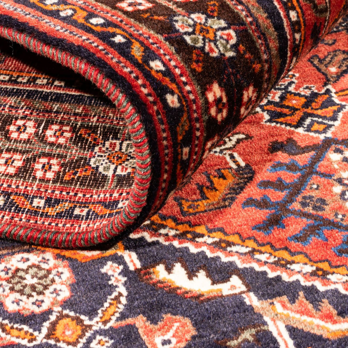 Perser Rug - Nomadic - 158 x 110 cm - red