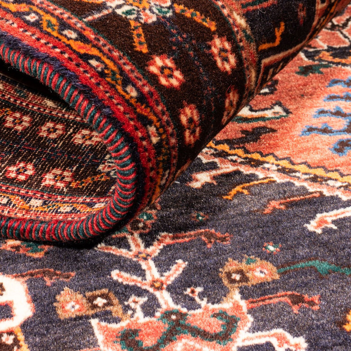 Perser Rug - Nomadic - 140 x 108 cm - red