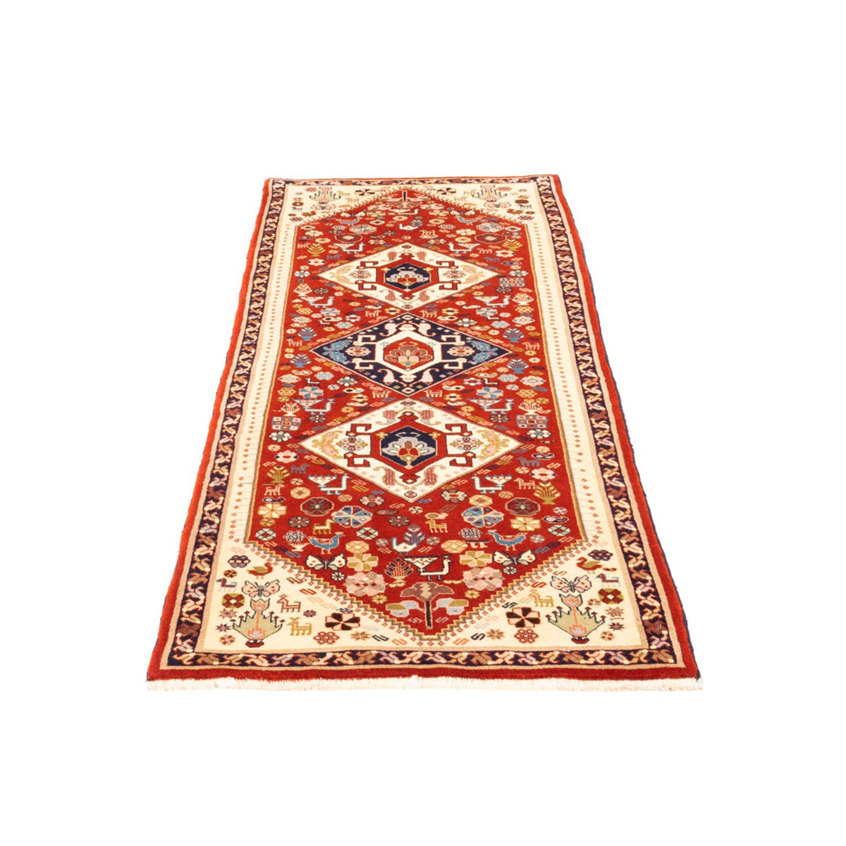 Runner Perser Rug - Nomadic - 198 x 71 cm - red