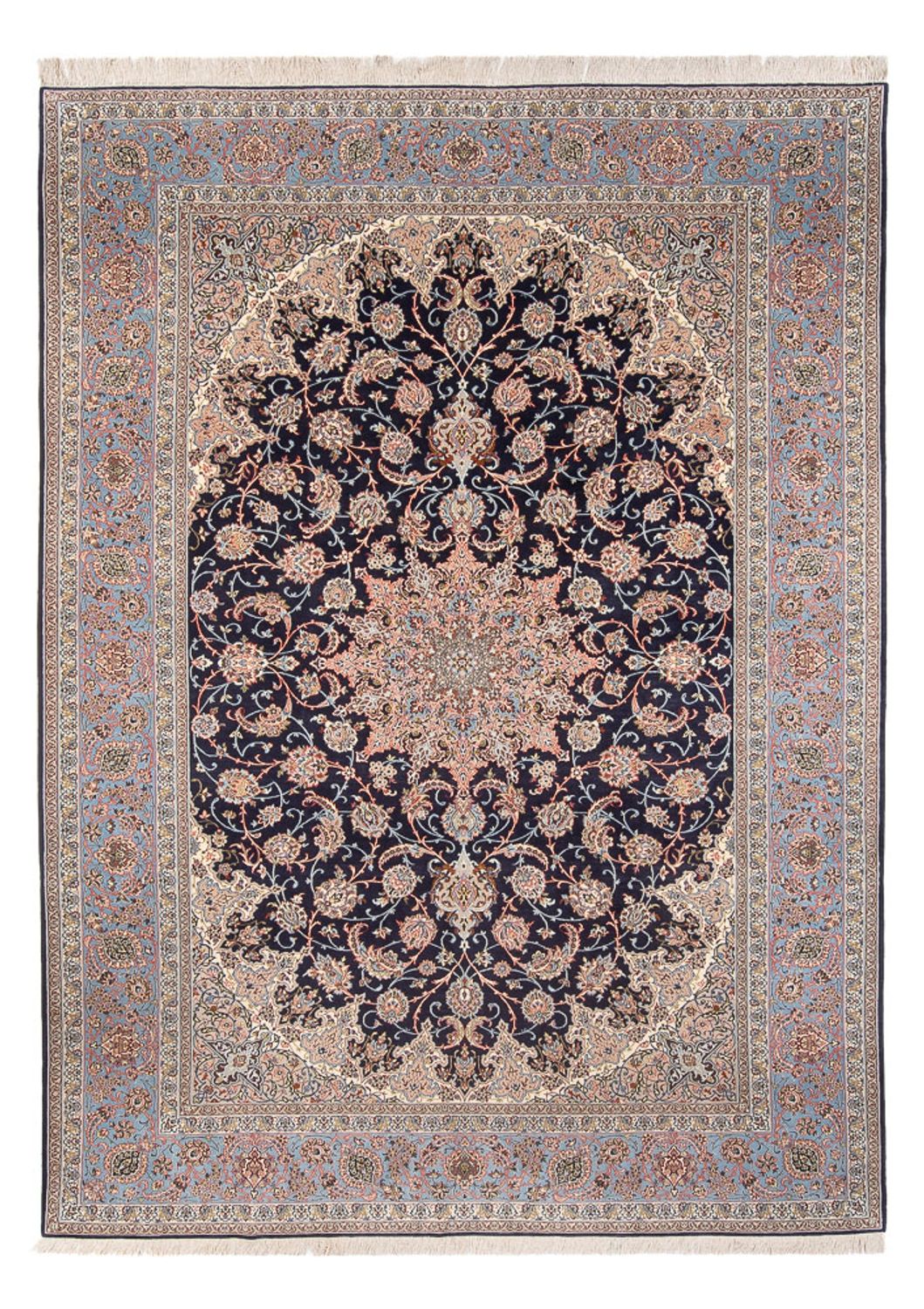 Perser Rug - Isfahan - Premium - 355 x 248 cm - dark blue