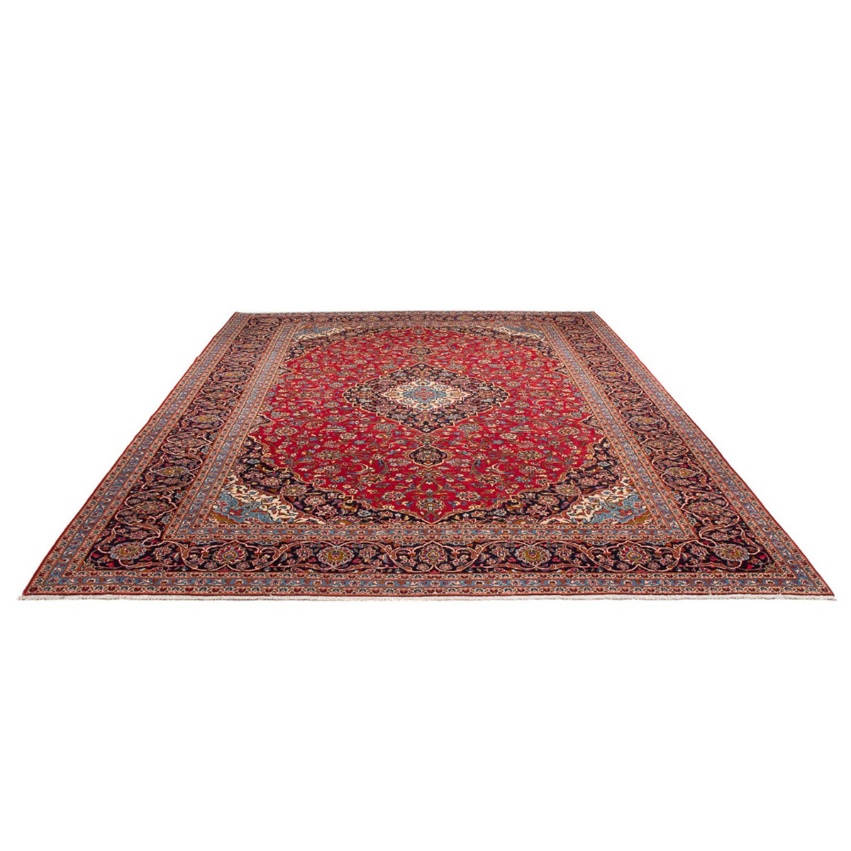 Perser Rug - Keshan - 397 x 300 cm - red
