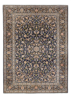 Perser Rug - Keshan - 417 x 293 cm - dark blue
