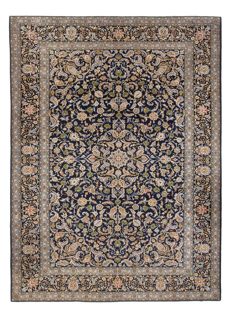 Perser Rug - Keshan - 417 x 293 cm - dark blue