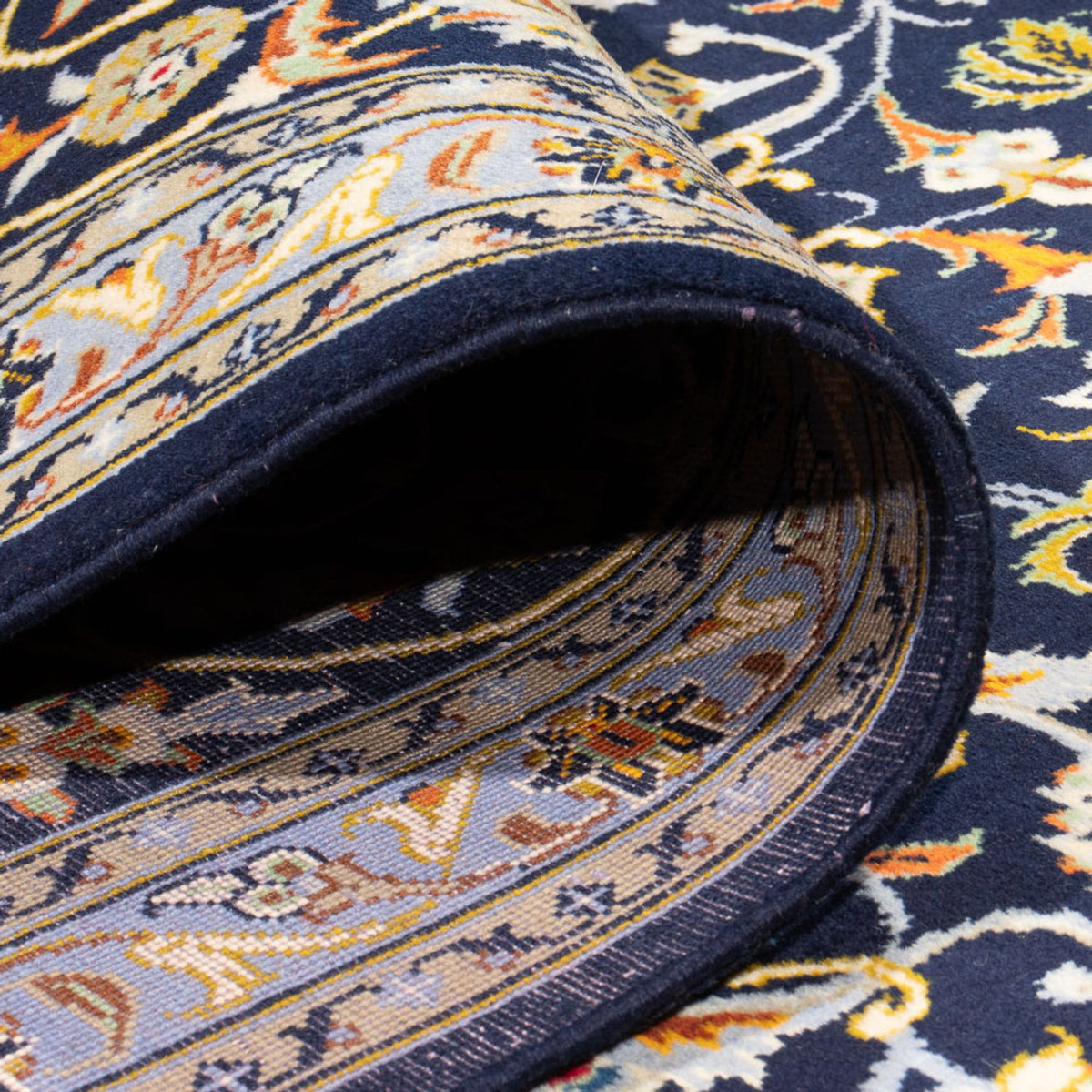 Perser Rug - Keshan - 417 x 293 cm - dark blue