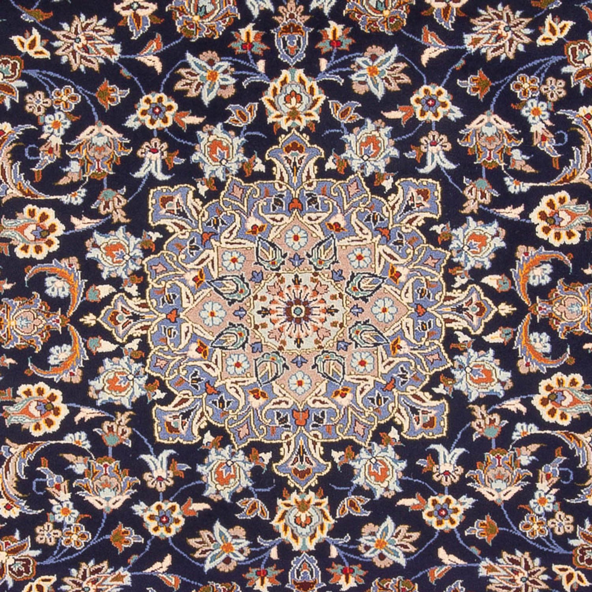 Perser Rug - Keshan - 395 x 292 cm - dark blue