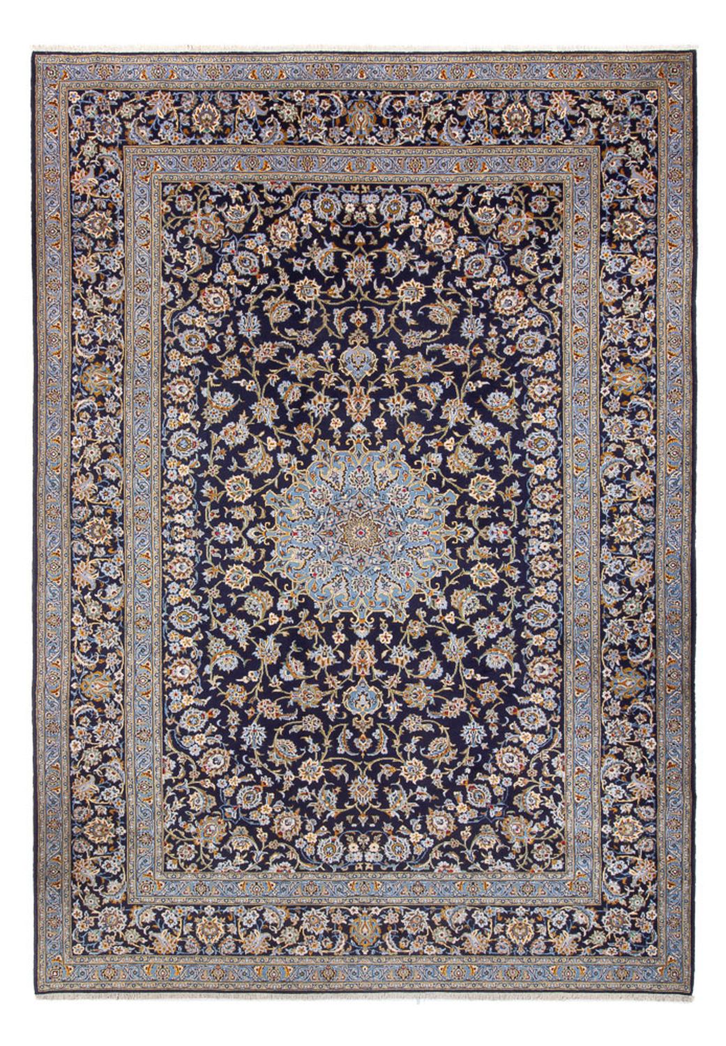 Perser Rug - Keshan - 390 x 266 cm - dark blue