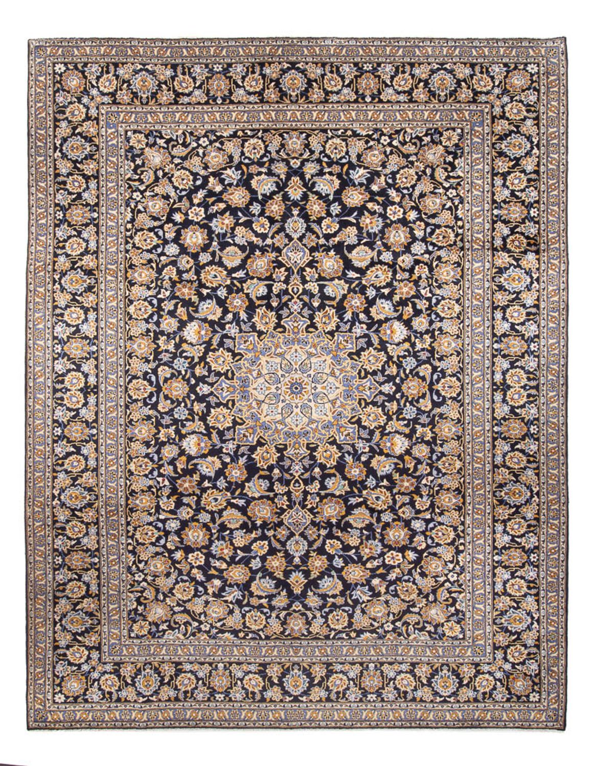 Perser Rug - Keshan - 390 x 295 cm - dark blue