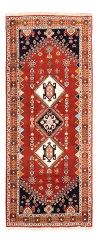 Runner Gabbeh Rug - Kashkuli Perser - 213 x 85 cm - red