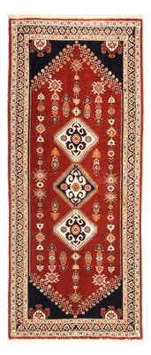 Runner Gabbeh Rug - Kashkuli Perser - 198 x 86 cm - red