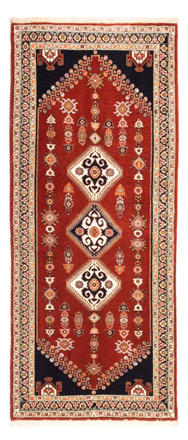 Runner Gabbeh Rug - Kashkuli Perser - 198 x 86 cm - red