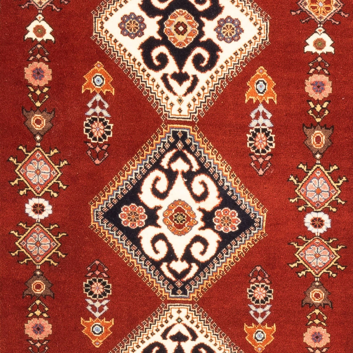 Runner Gabbeh Rug - Kashkuli Perser - 198 x 86 cm - red