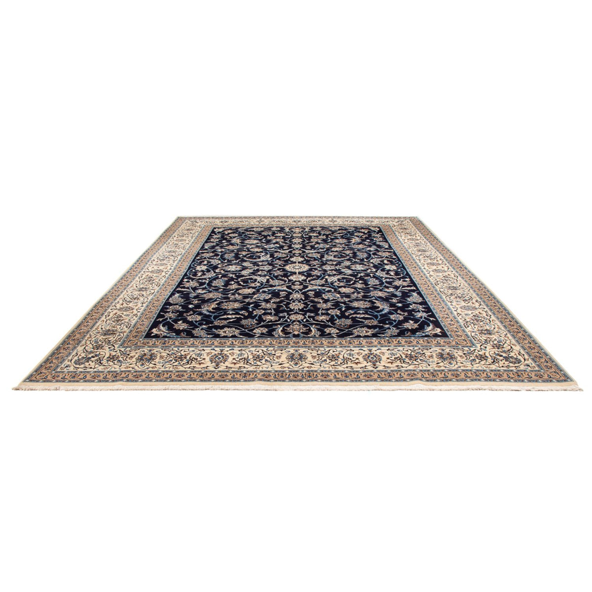 Perser Rug - Nain - 395 x 300 cm - dark blue