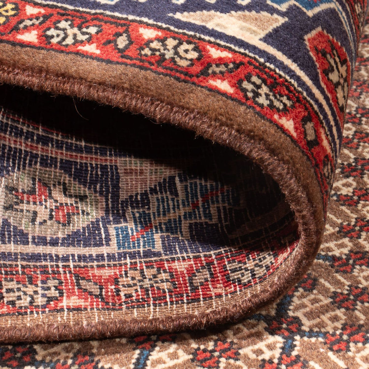 Perser Rug - Nomadic - 306 x 157 cm - dark beige