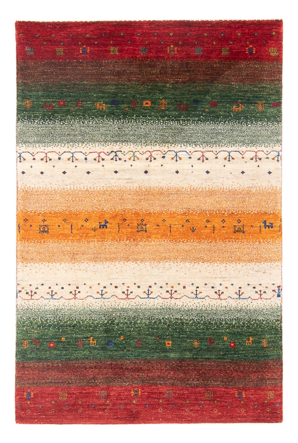 Gabbeh Rug - Loribaft Perser - 131 x 82 cm - multicolored