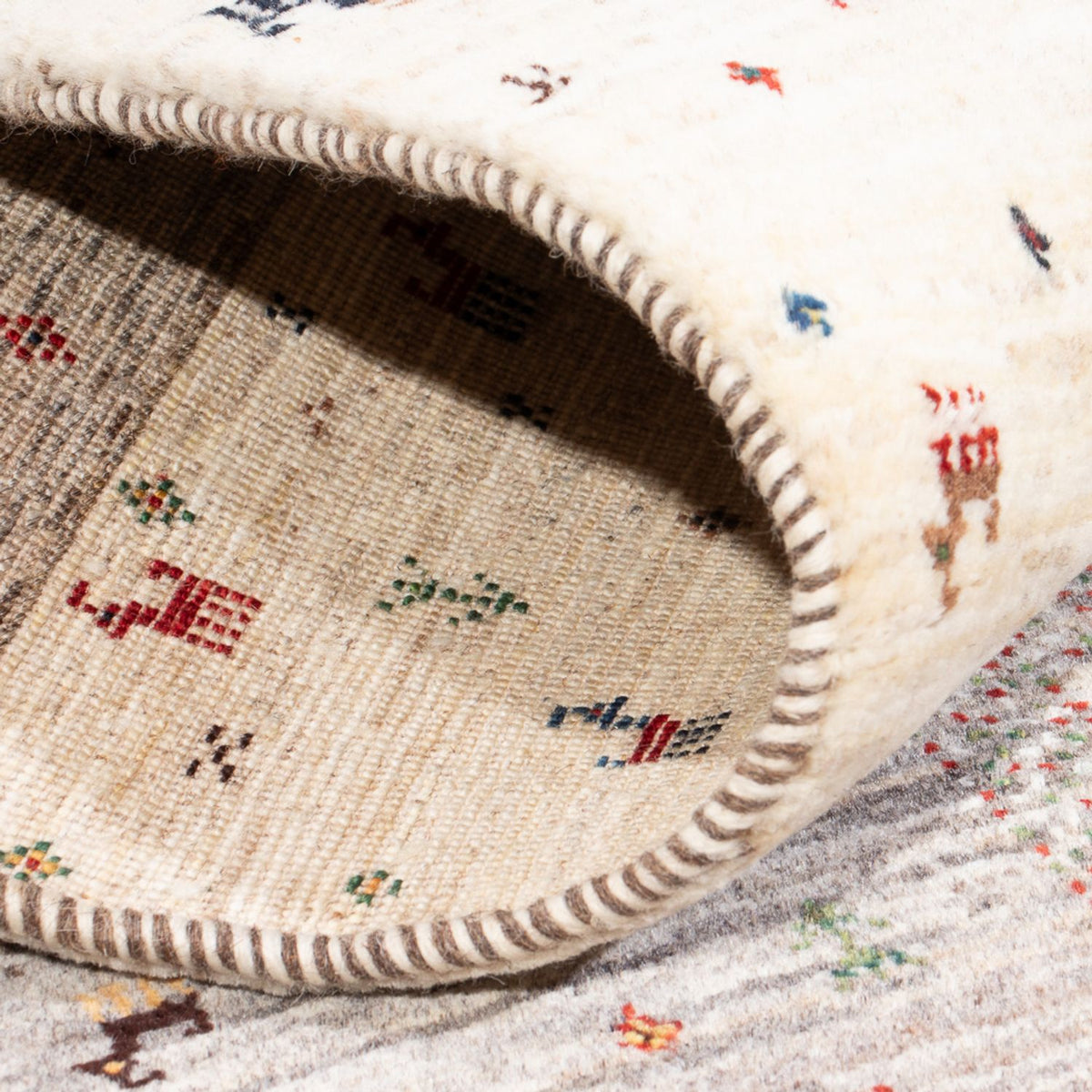 Gabbeh Rug - Loribaft Perser - 128 x 86 cm - multicolored