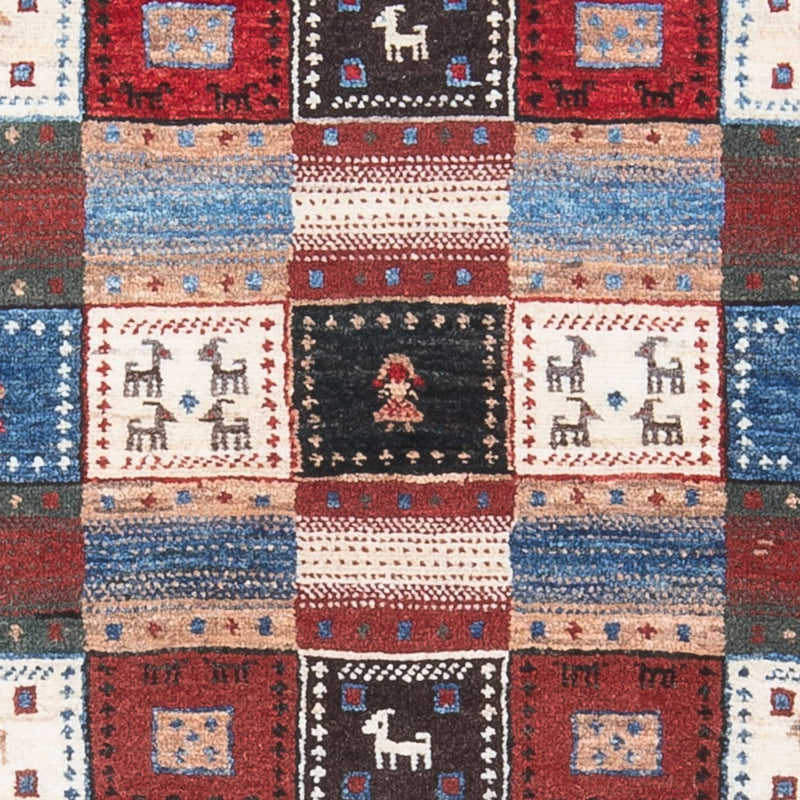 Gabbeh Rug - Loribaft Perser - 128 x 82 cm - multicolored