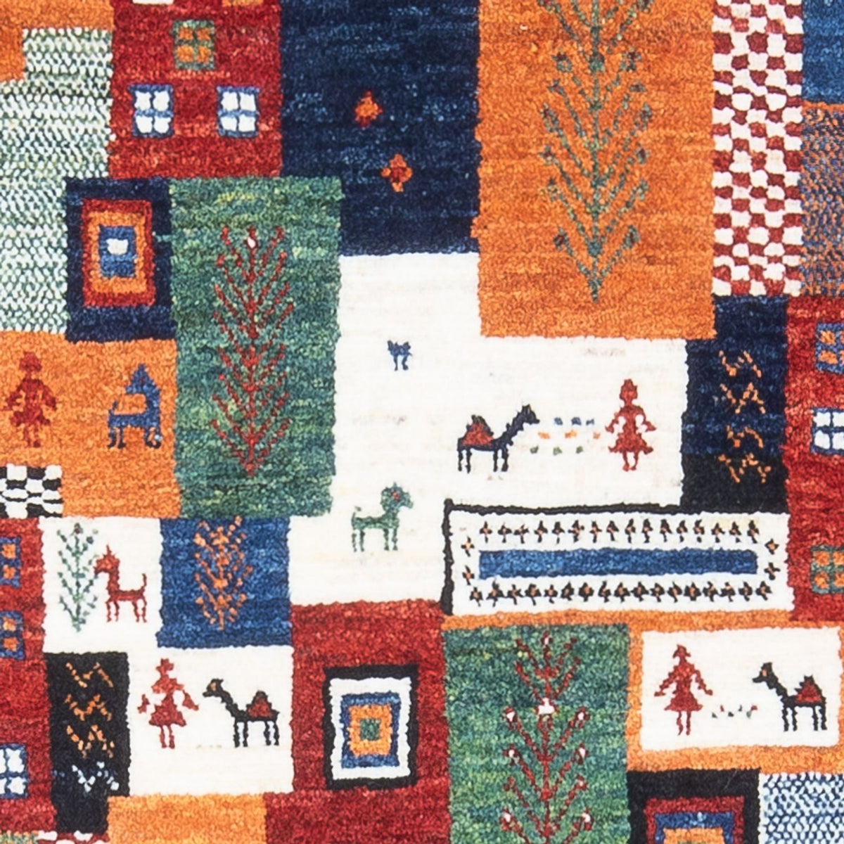 Gabbeh Rug - Loribaft Perser - 126 x 83 cm - multicolored